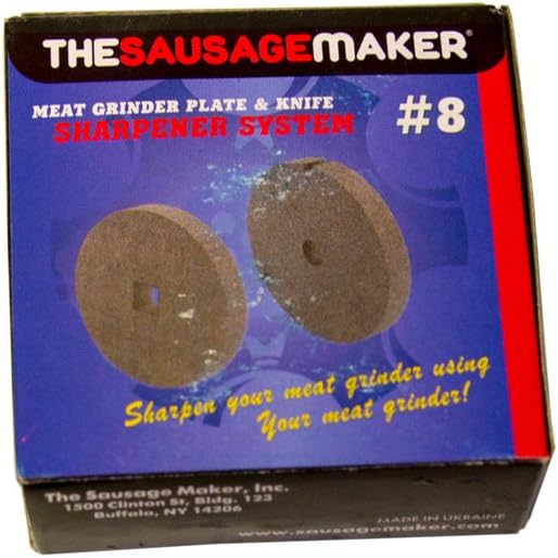 Meat Grinder Knife and Plate Sharpening System (Fine Grind