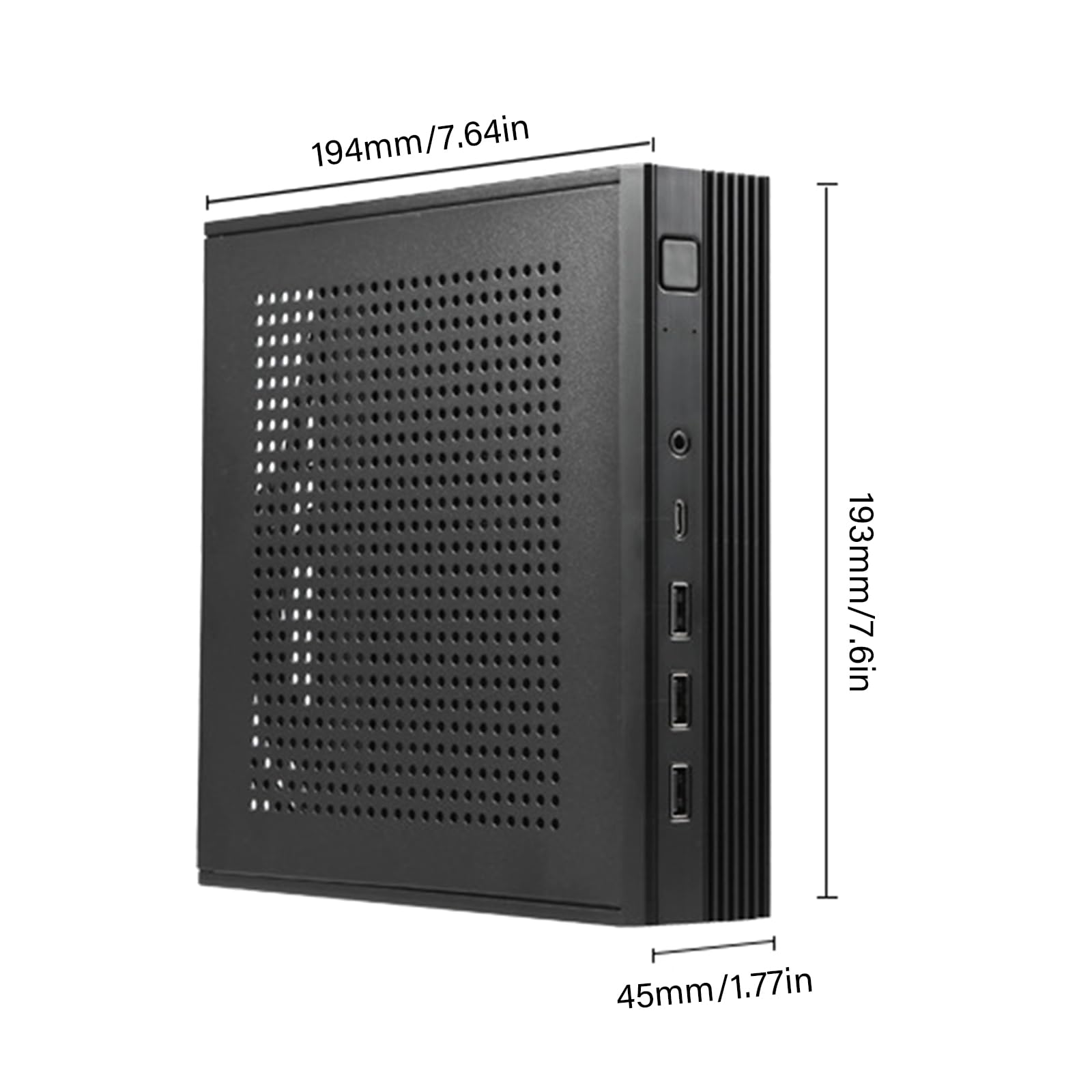 TX06 Piccolo ITX PC Case Per Sottile DCIN Schede Madri Appassionati Di Computer E Postazioni di Lavoro Efficienti DCIN Mainbord
