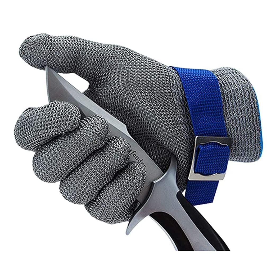 Schnittfeste Handschuhe Sicherheitsarbeiten Handschuhe Stahldrahtgeschnittene Und Stabbeständige Handschuhe, Gartenhandschuhe Im Freien for Linke Und Rechte Hände (Size : 10pcs/XL)