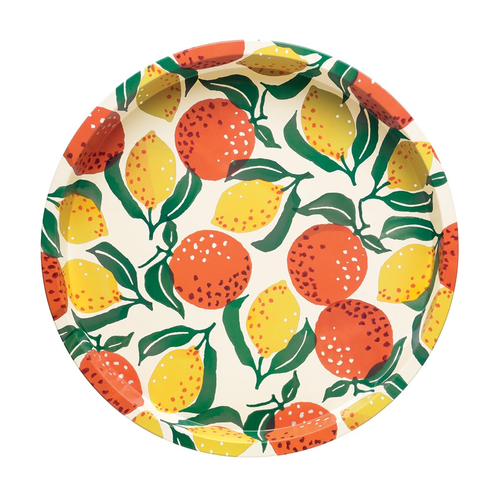 Elite Tins Multicolor Emma Bridgewater - Oranges & Lemons Deepwell Tin Tray 300 Mm (D)