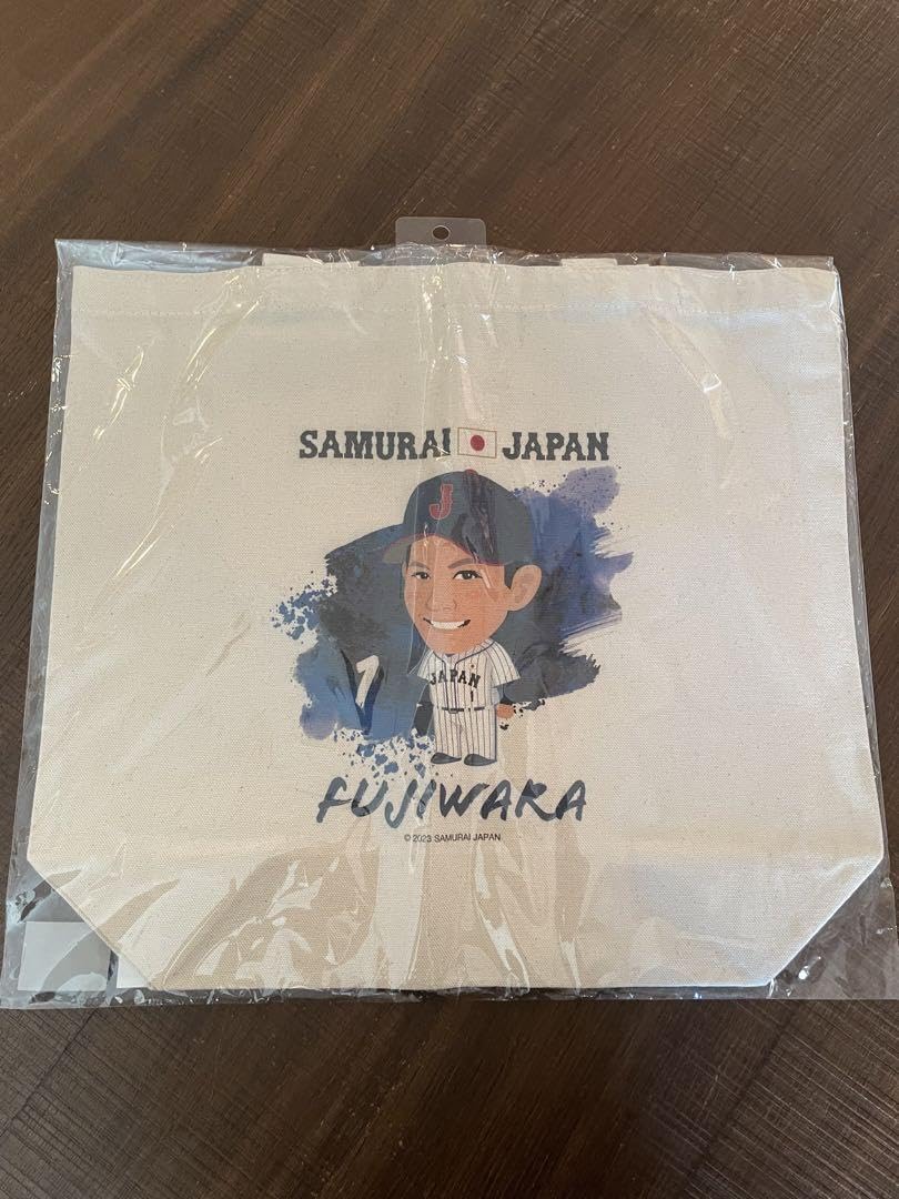 直筆サイン入り★侍ジャパン　五十幡亮汰　イラストトートバッグ 直筆サイン入り☆侍ジャパン 五十幡亮汰 イラストトートバッグ