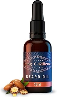 King C. Gillette Beard Oil, Infused with Argan, Jojoba, Avocado, Macadamia Seed and Almond Oils, Beard Oil, Beard Oil for Men, Mens Beard Oil, Beard Oil Kit, Beard Oil for Black Men, Best Beard Oil
