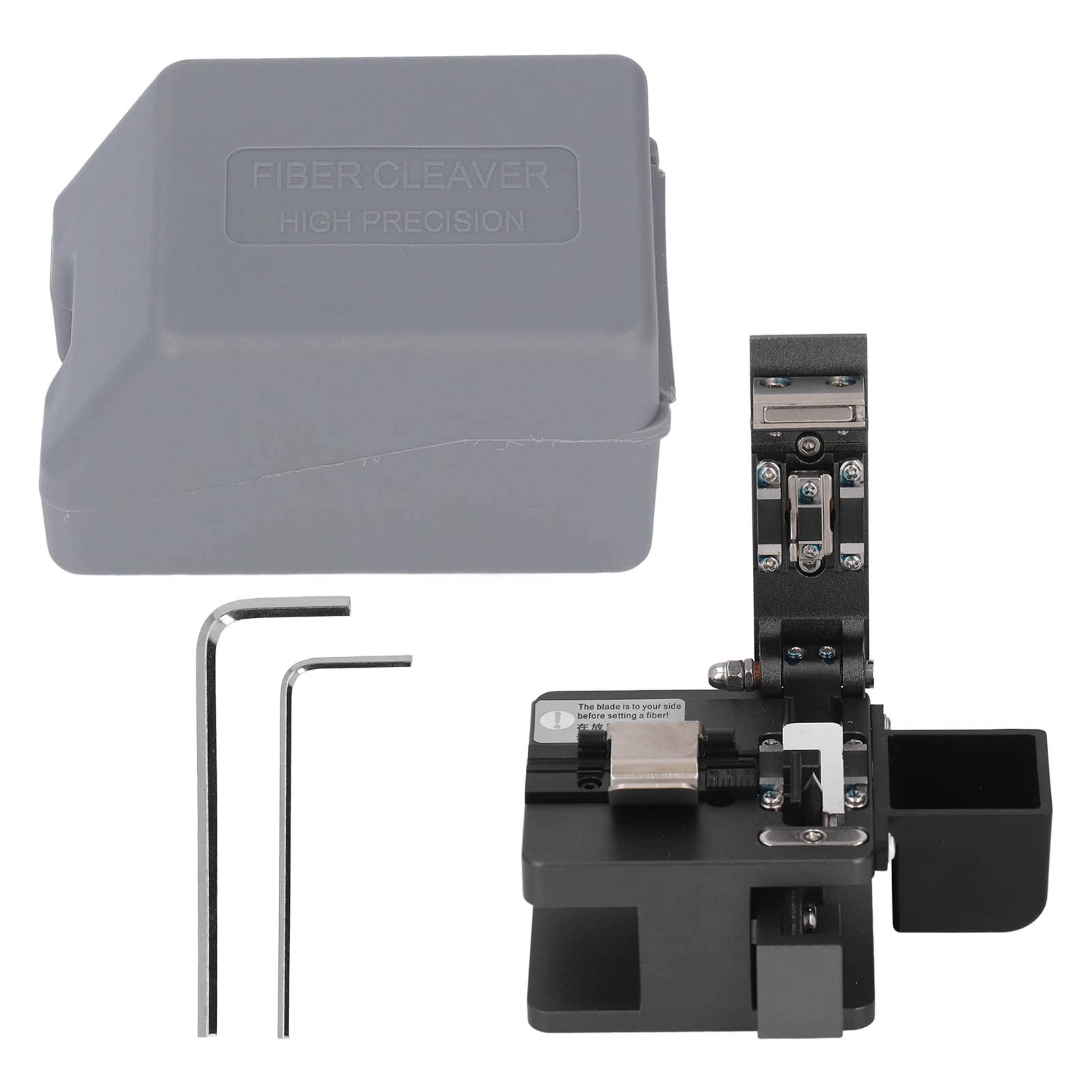 Kit de herramientas para cuchilla de fibra, cortador de cuchilla para corte de cable óptico, fusión en caliente, empalme en frío, parte trasera automática neutra para corte de