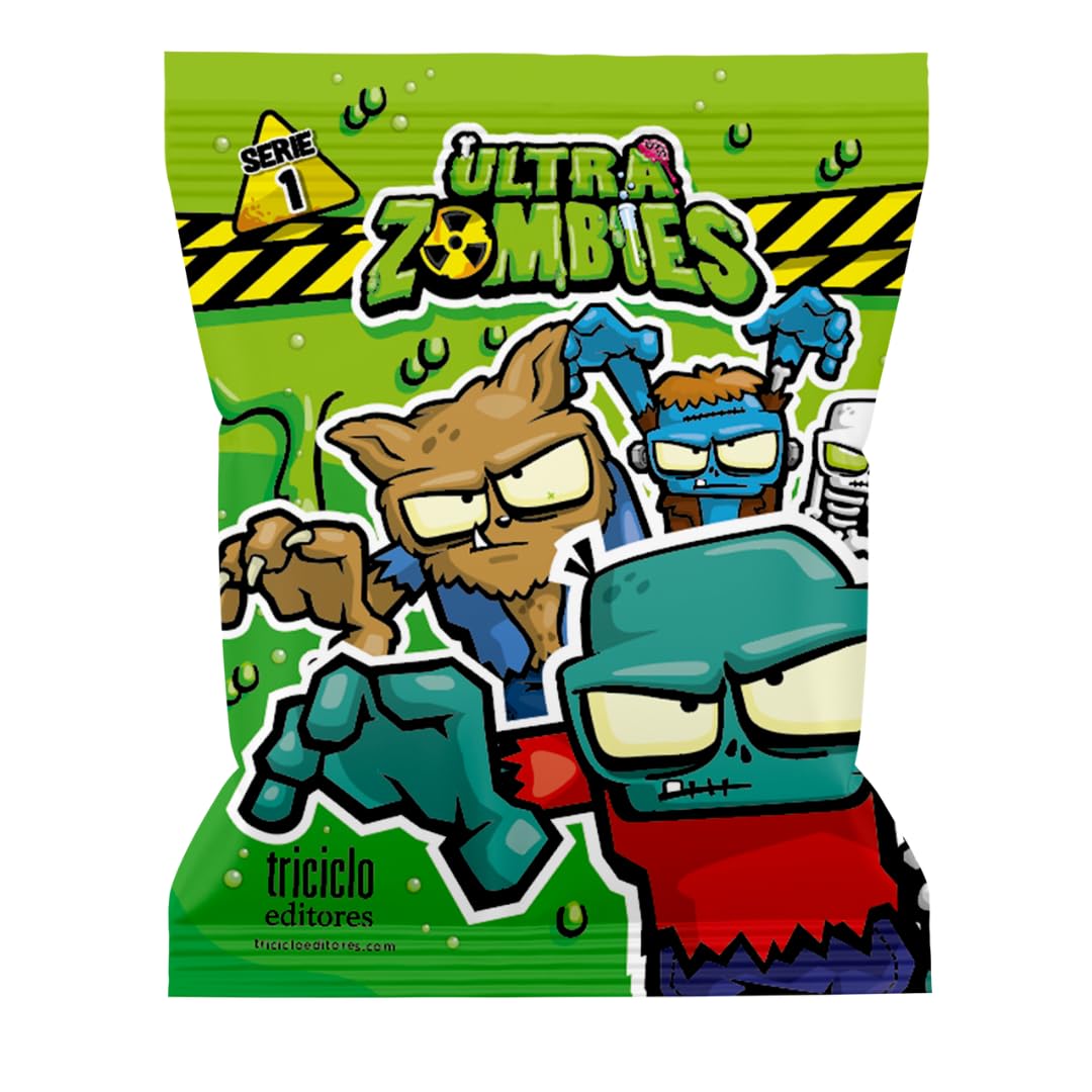 Packs Ultrazombies Special Edition con Piezas Intercambiables 8cm | Figuras Coleccionables de Zombies | 2 Brillan en la Oscuridad | para Niños y Coleccionistas | Halloween (Pack 5 / 4UND