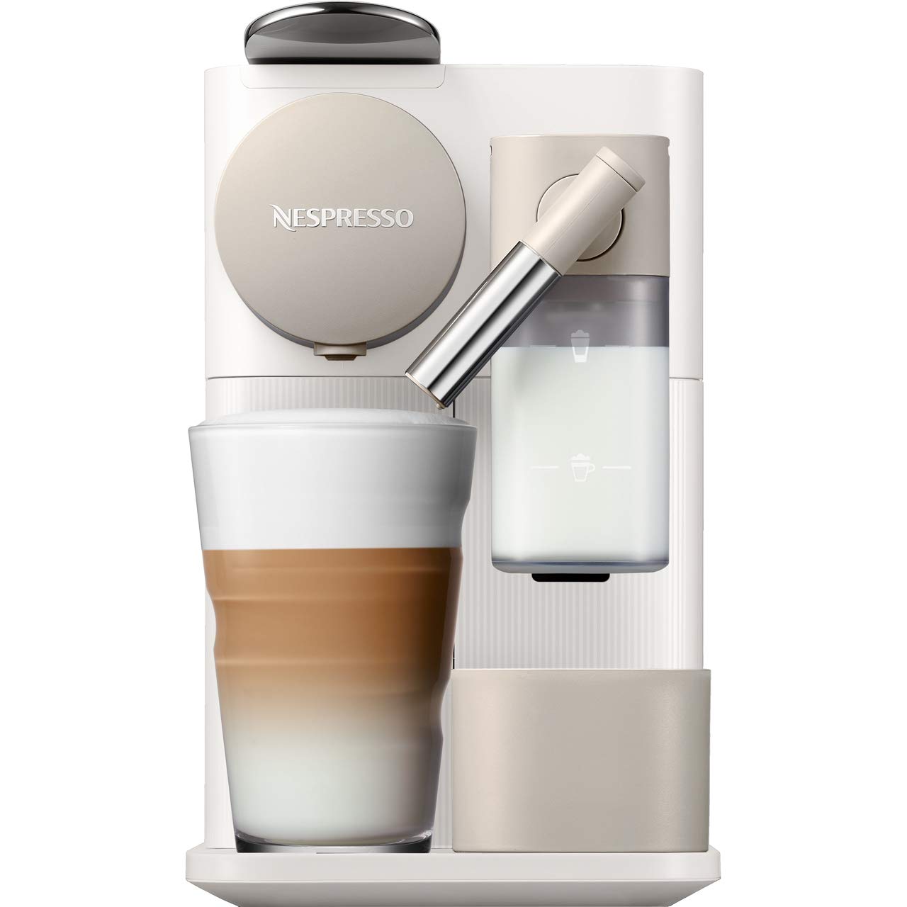 Nespresso Silky White : De'Longhi 0132193272 Latissima One Single