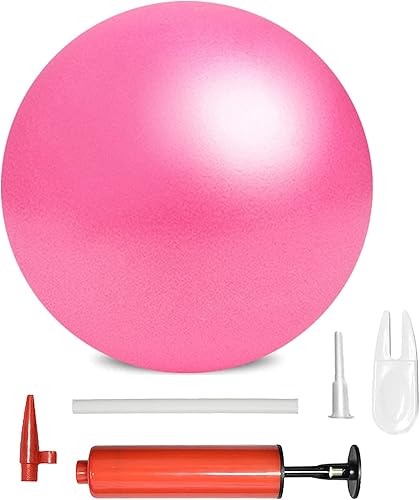 Miniatura 1 de XIECCX Mini bolas de yoga de 6 pulgadas para ejercicio de pilates, bola de terapia de balanza de balón de balón dobladora de bolas para la