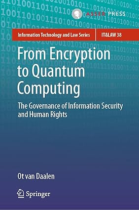 From Encryption to Quantum Computing:The Governance of Information Security and Human Rights (Information Technology and Law Series, 38)