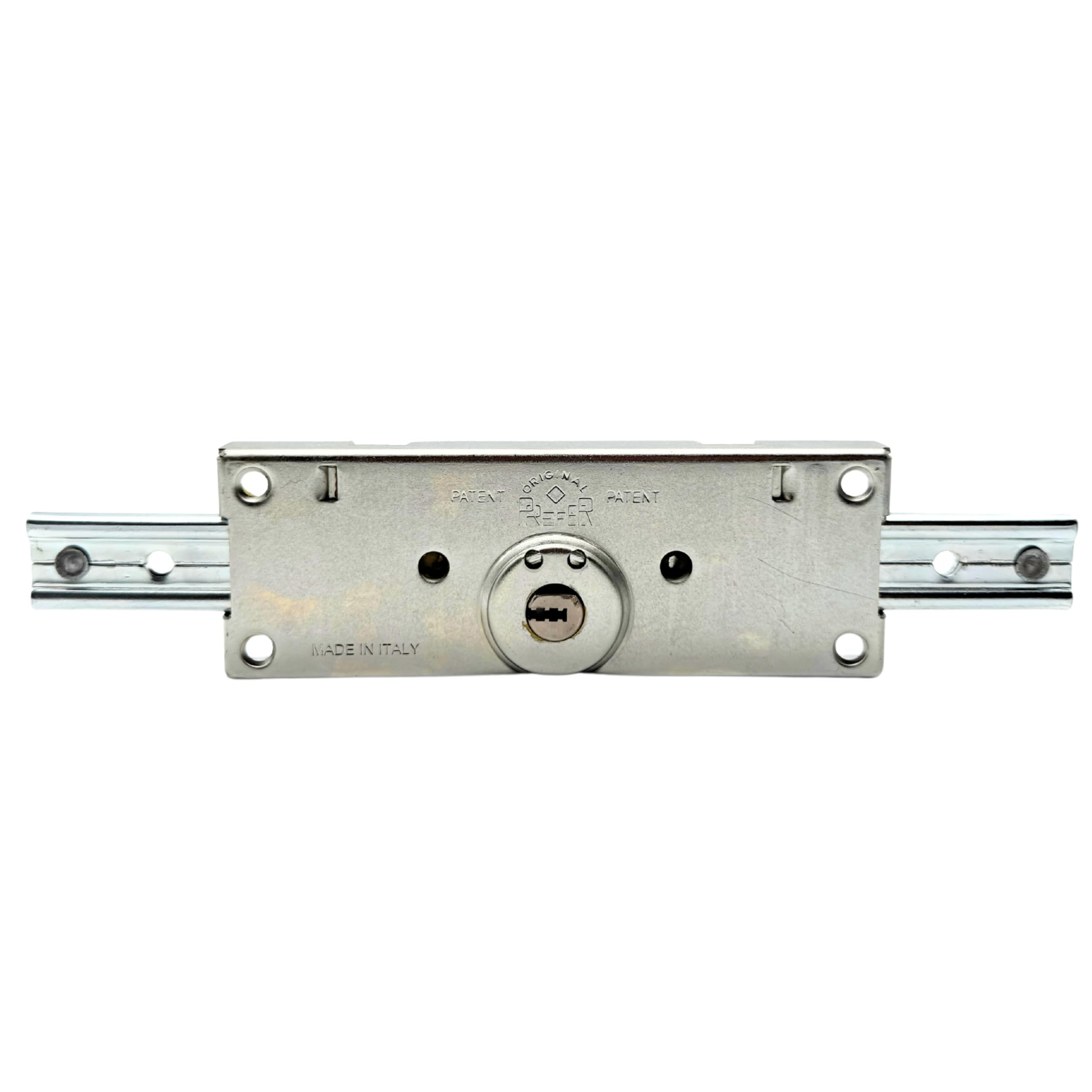 PREFER - Kit de Seguridad para persiana con candado y Cerradura antirrobo - Acero Inoxidable - 3 Llaves Perforadas - Ideal para persiana - Candado Blindado