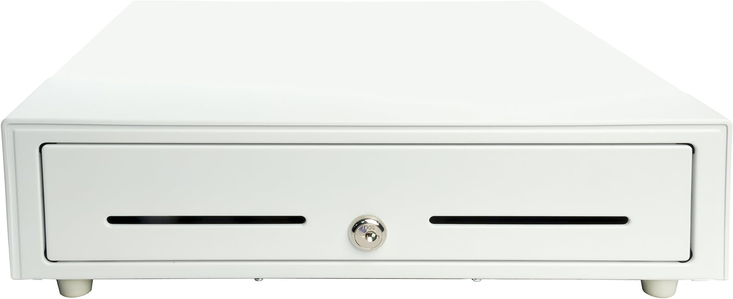 Star Micronics CD3-1616 5 Bill / 8 Coin Value Series Cash Drawer with 2 Media Slots and Included Cable (16" x 16") - White