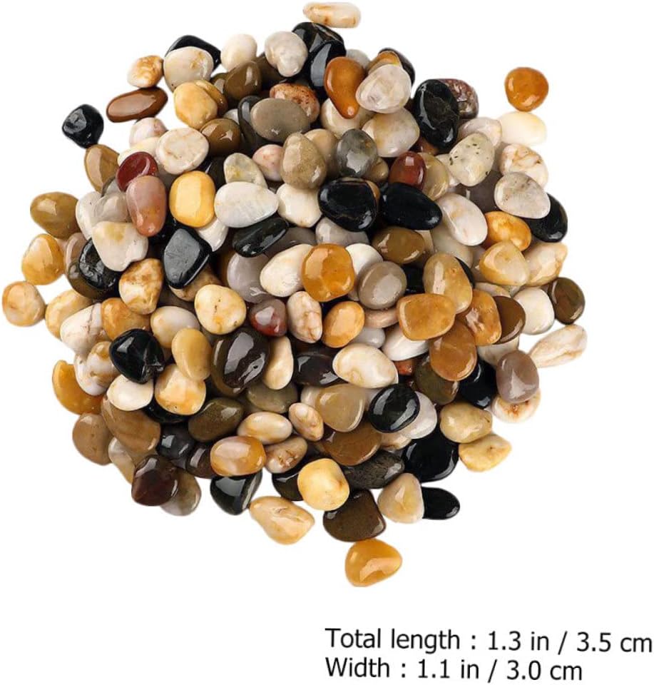 Aquarium Stones Decorative Pebbles for Vase Small Rocks for Plant Pots