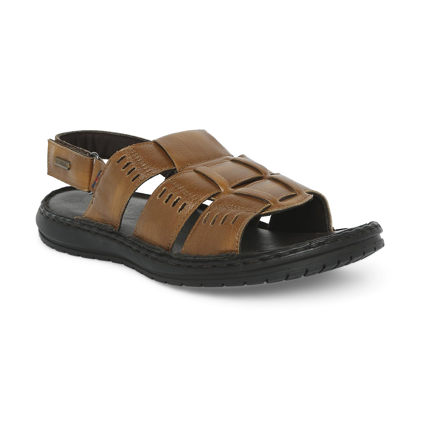 Soleveda HALFORD Synthetic Black Casual Chappal For Mens