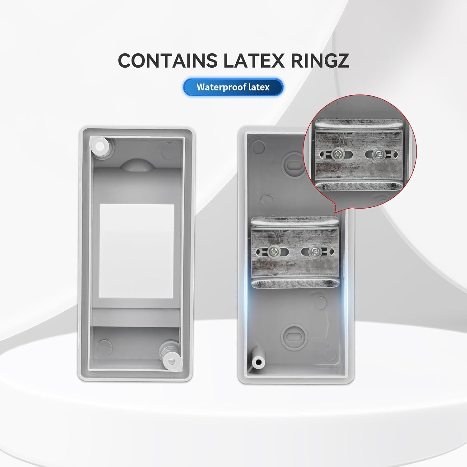 MOLLOM 2 Way Circuit Breaker MCB Distribution Protection Box with DIN Rail, IP65 Waterproof,for Indoor and Outdoor - Image 5