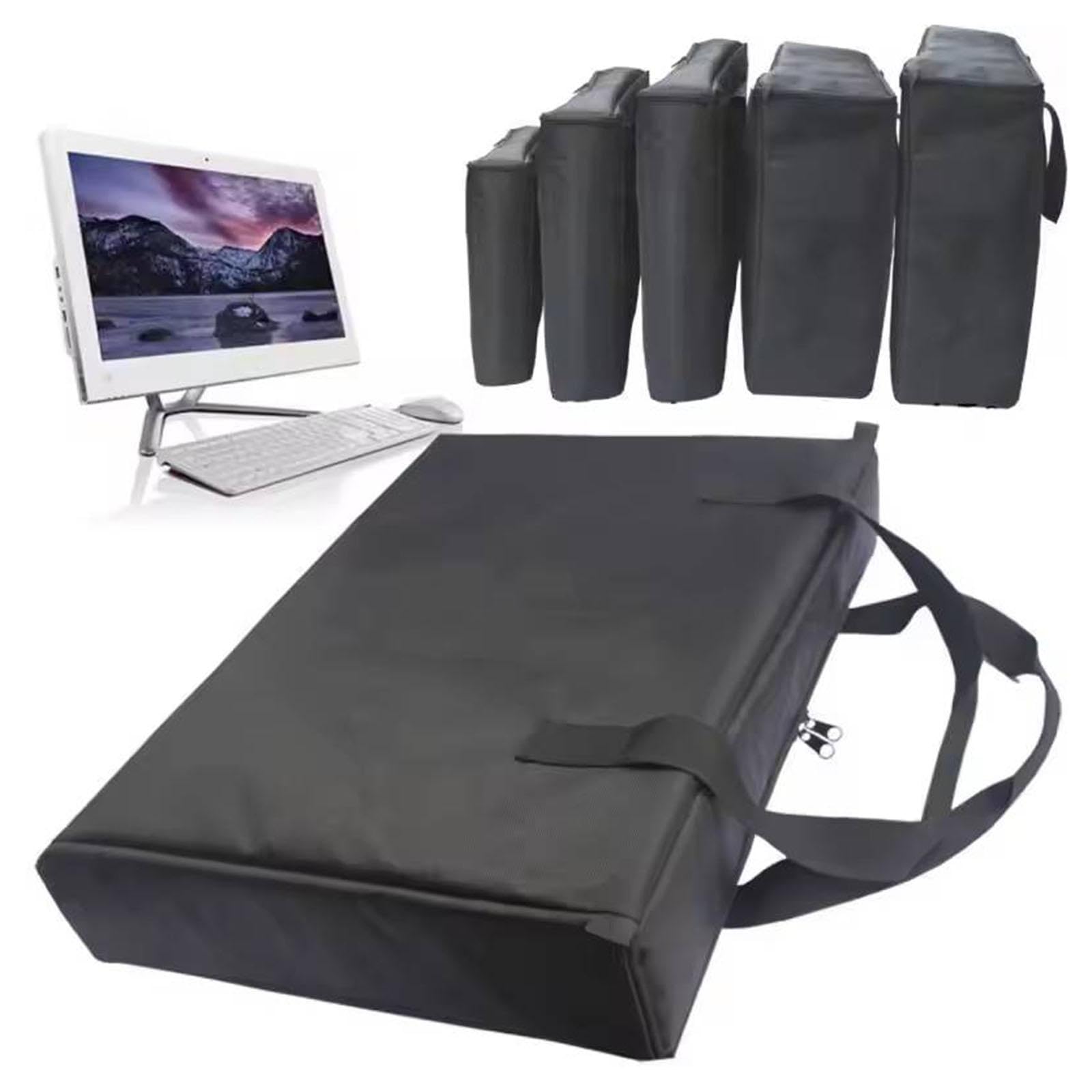 UJEAVETTE Desktop Computer Carrying Case Protection Screens Padded Monitor Travel Case-picture-18
