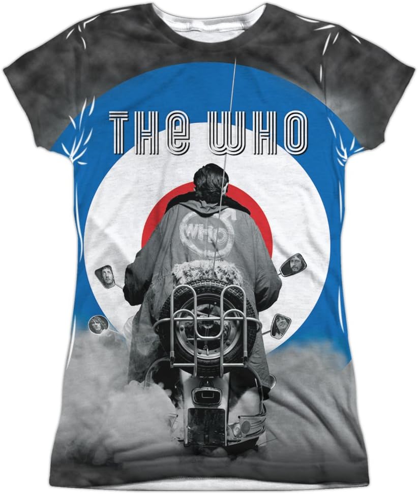 The Who Quadrophenia Mod Lambretta Bike Juniors Front/Back Print T-Shirt