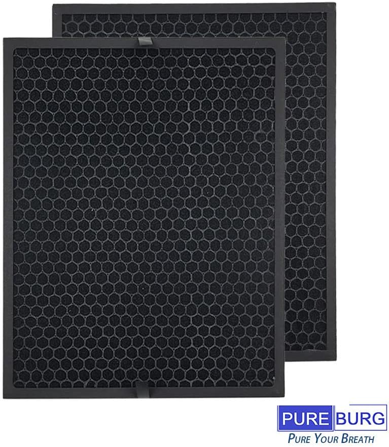 PUREBURG Replacement HEPA Filter Kit Compatible with Levoit LV-PUR131 Part LV-PUR131-RF Air Purifier