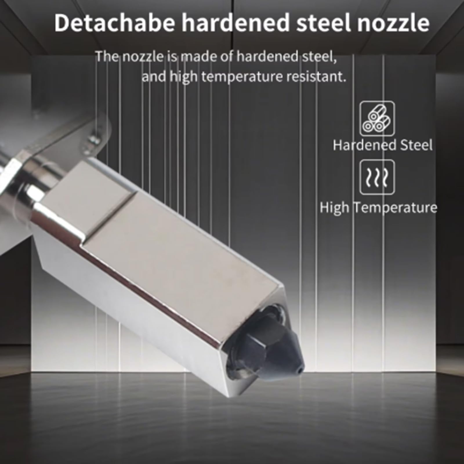 3D Drucker Hotend Baugruppe, 24 V, 72 W, Ersatz, kompatibel mit SV08, 0, 4 mm Düse aus gehärtetem Stahl, Upgrade der Thermistor Temperaturregelung, Upgrade des Druckkopfs, Hot End Extrusionsreparatur