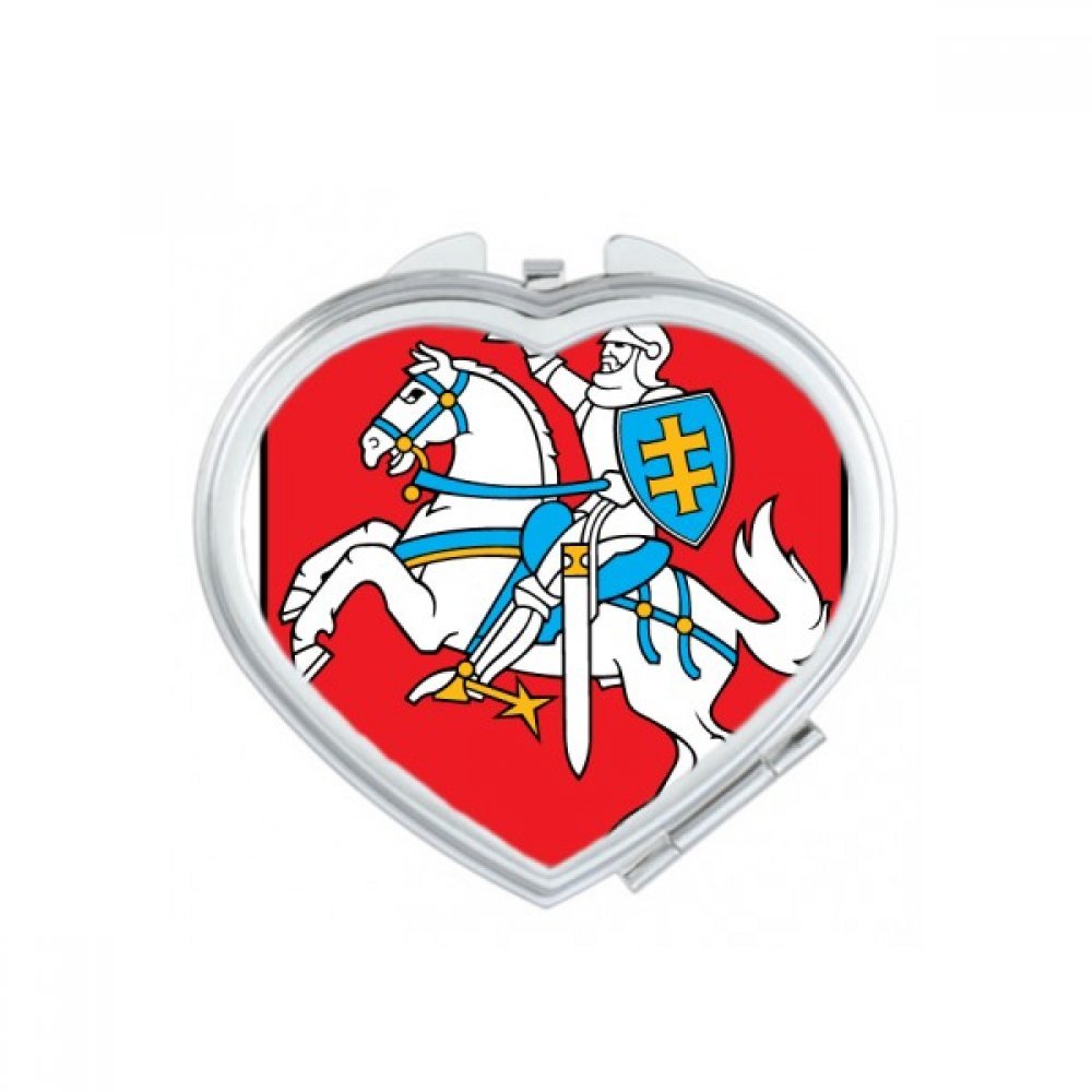 Miroir de maquillage Lesotho compact portable petit cadeau miroir main coeur