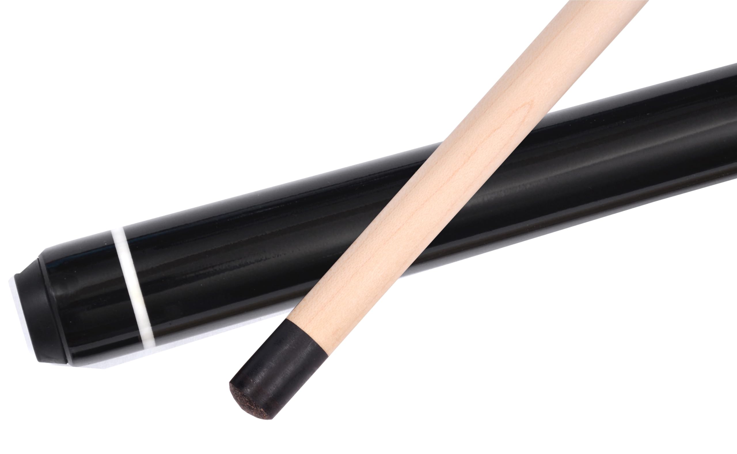 Accuplay - Stecca da biliardo da 147,3 cm, 2 pezzi, in legno di acero canadese, 652 g, disponibile in nero, rosso, verde o blu