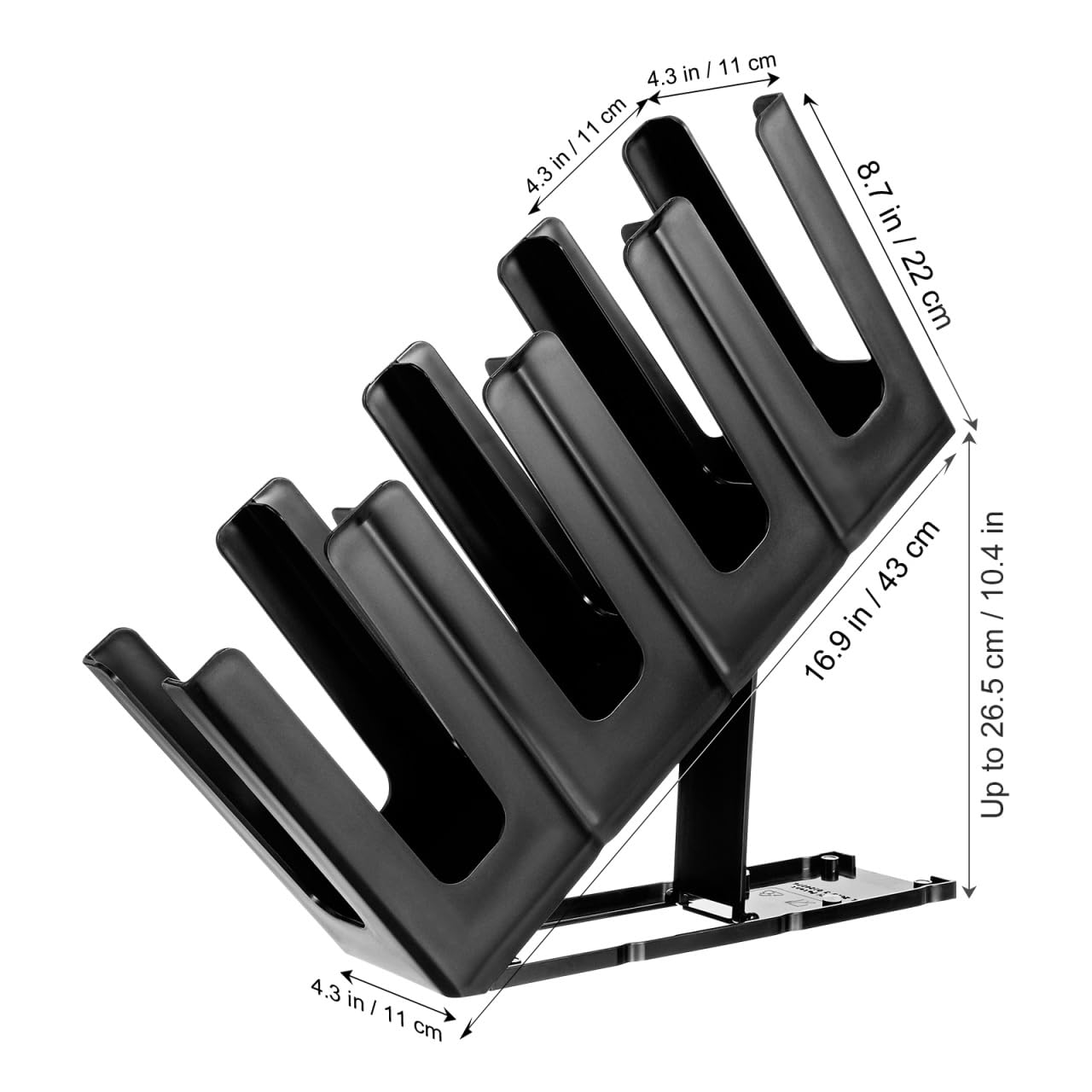 Operitacx Support De Gobelet En Plastique Réglable Pliable Avec 4 Compartiments Pour Comptoir Café Et Magasin De Thé - Porte-Gobelet Jetable Facile À Nettoyer Et Stable