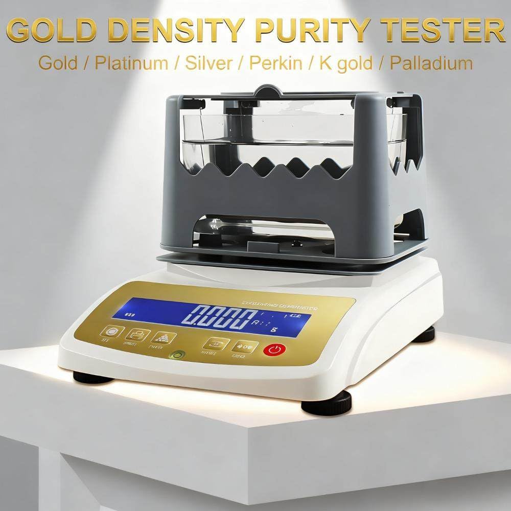 Goldreinheits-Analysegerät, digitales elektronisches Goldreinheits-Testgerät, Goldreinheitsgehaltsdetektor, Golddichtemessgerät, Reinheitsdichtemessgerät MDJ-600K