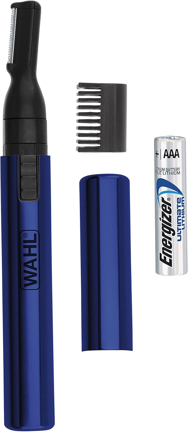 Wahl Lithium Pen Detail Trimmer with Interchangeable Heads for Nose