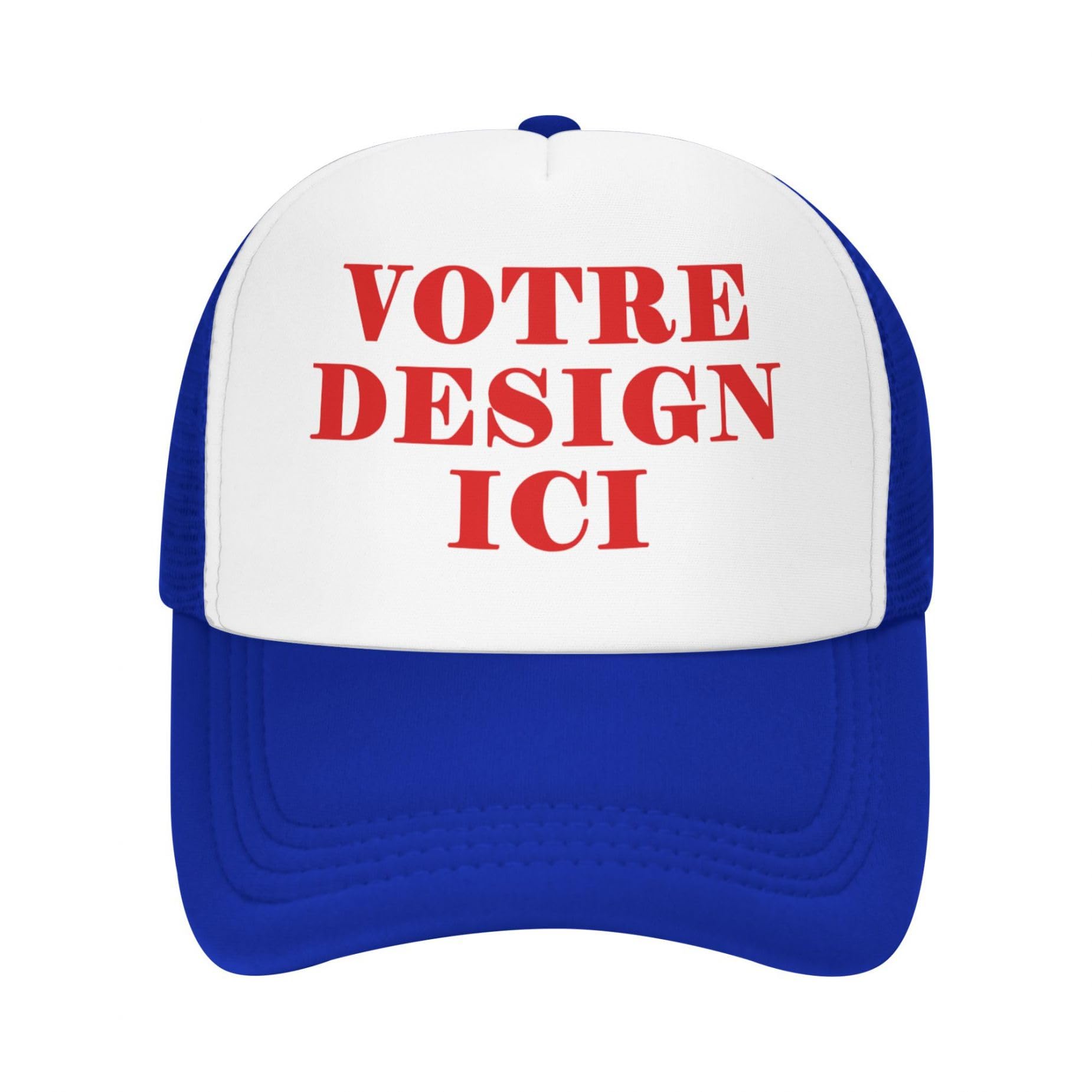 Casquette personnalisable baseball avec votre logo, casquette trucker unisexe en mesh