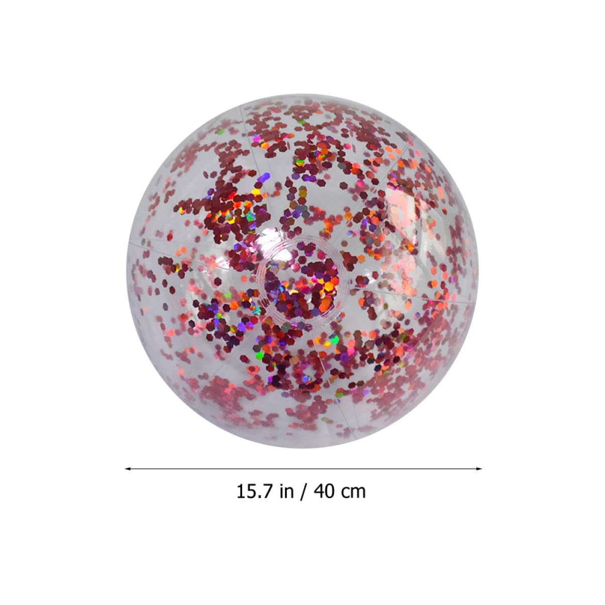 Abaodam Pallone Da Spiaggia Con Paillettes Gonfiabile Giocattolo Da Piscina Palline Piscina Palline Biliardo Palline Glitterate Con Paillettes Giocattoli Con Palline Da Biliardo