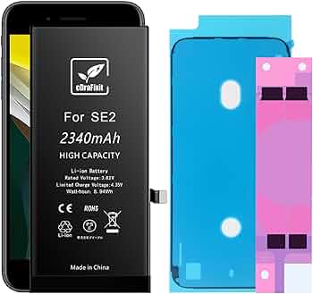 Amazon | cDraFixit For iPhone SE2 バッテリー 互換: 大容量 2340mAh