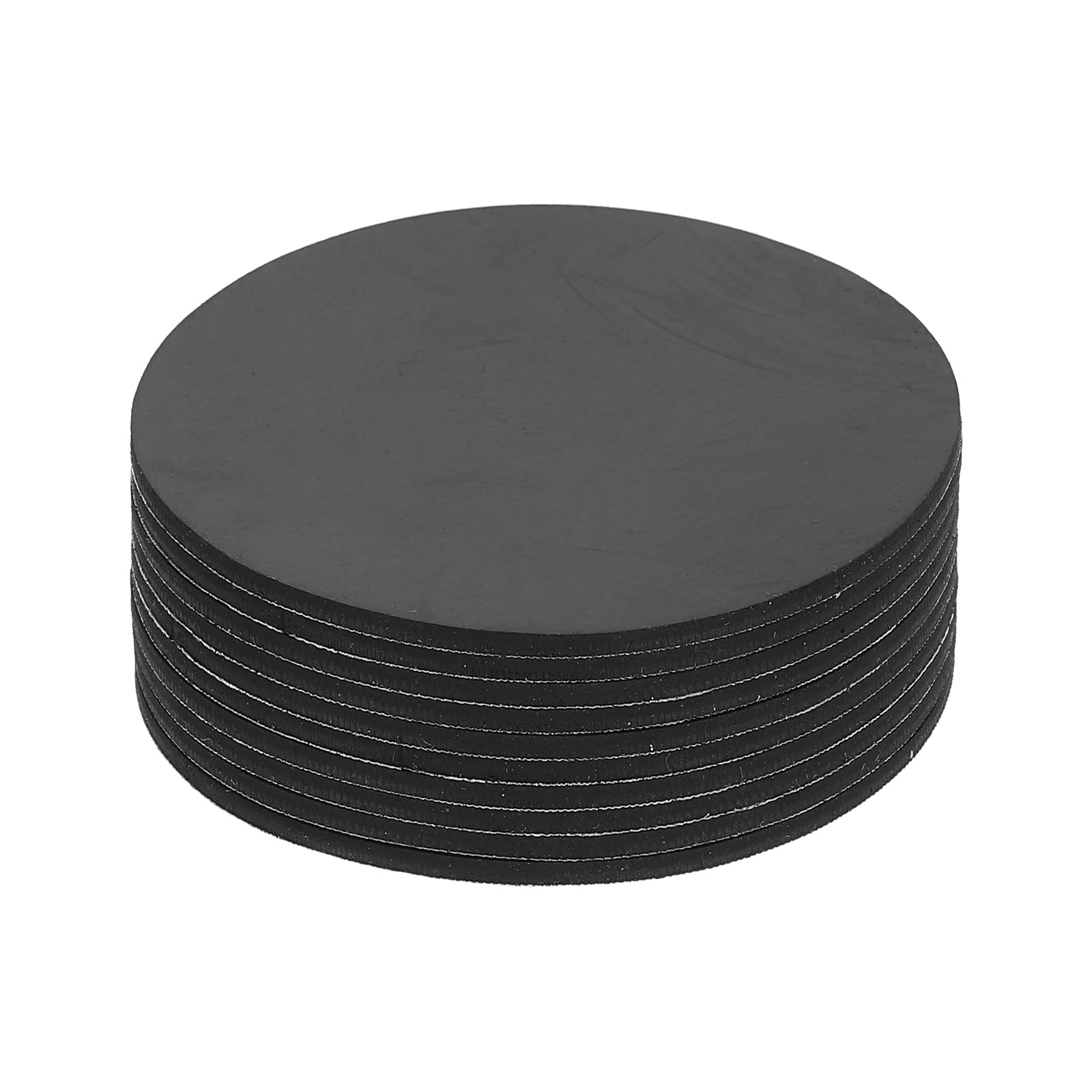 PATIKIL Non Slip Furniture Pads 2-15/16" (75mm x 2mm), 16 Pcs Adhesive Backed Round Rubber Feet Anti-Scratch Rubber Furniture Grippers for Hardwood Floor Electronics Bed Drawers DIY