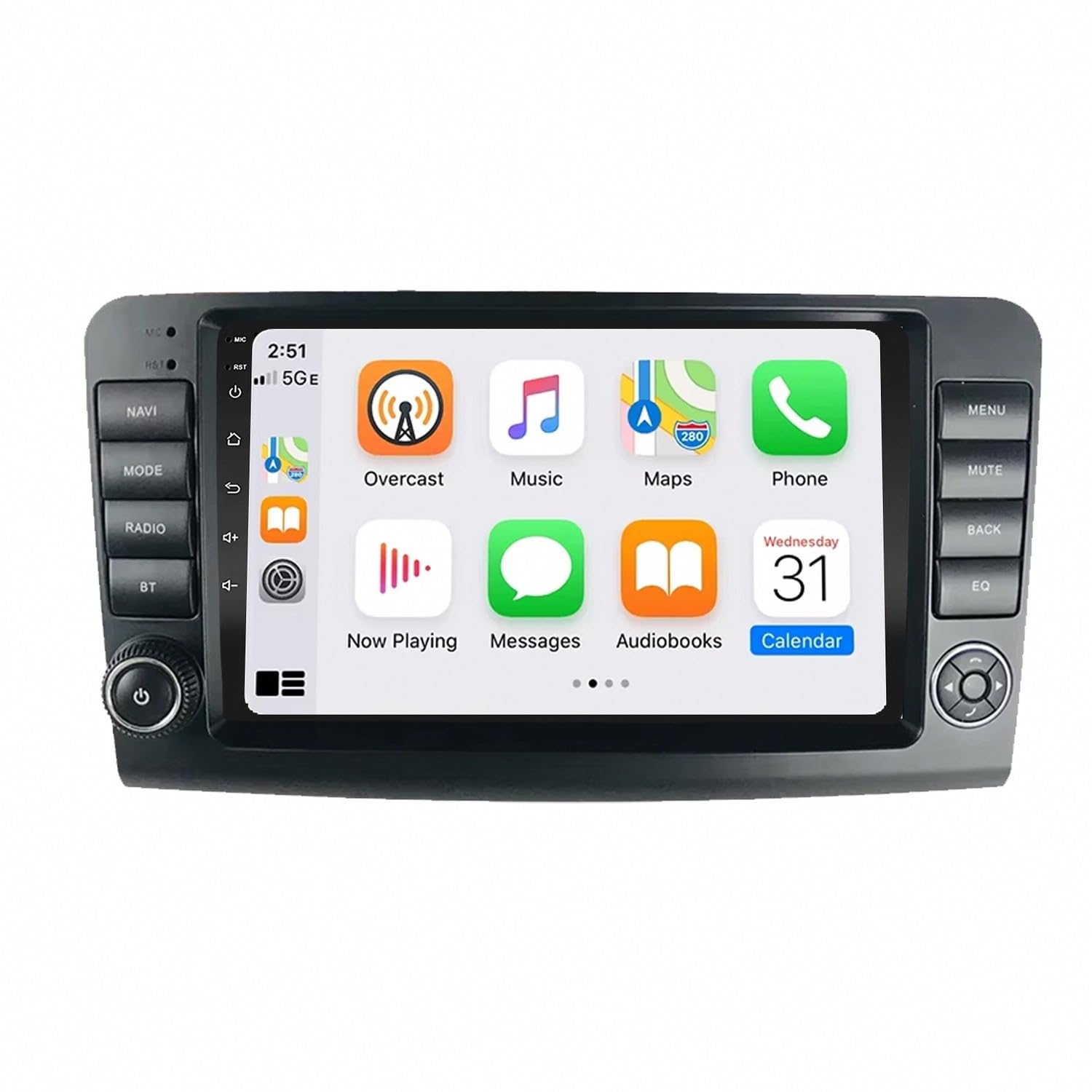 GPS para Mercedes Benz ML W164 pantalla multimedia con mapas de Europa 8
