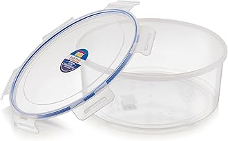 Aristo Lock & Fresh 1110 Multi-Purpose Plastic Containers With Lid For Kitchen Storage Pulses, Rice,Snacks,Multipurpose Use |Food Grade Bpa Free Leak,Transparent