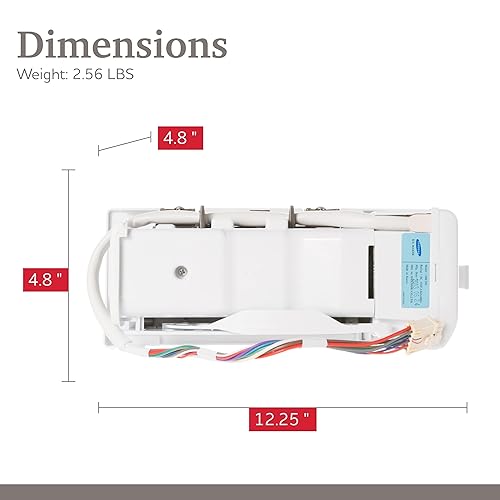 Miniatura 6 de Parts Master Repuesto para máquina de hielo GESamsung de 7 cubos, WR30X10097, DA97-05422A, PS1993871, PS4173396, AP4321616. Se adapta a varios