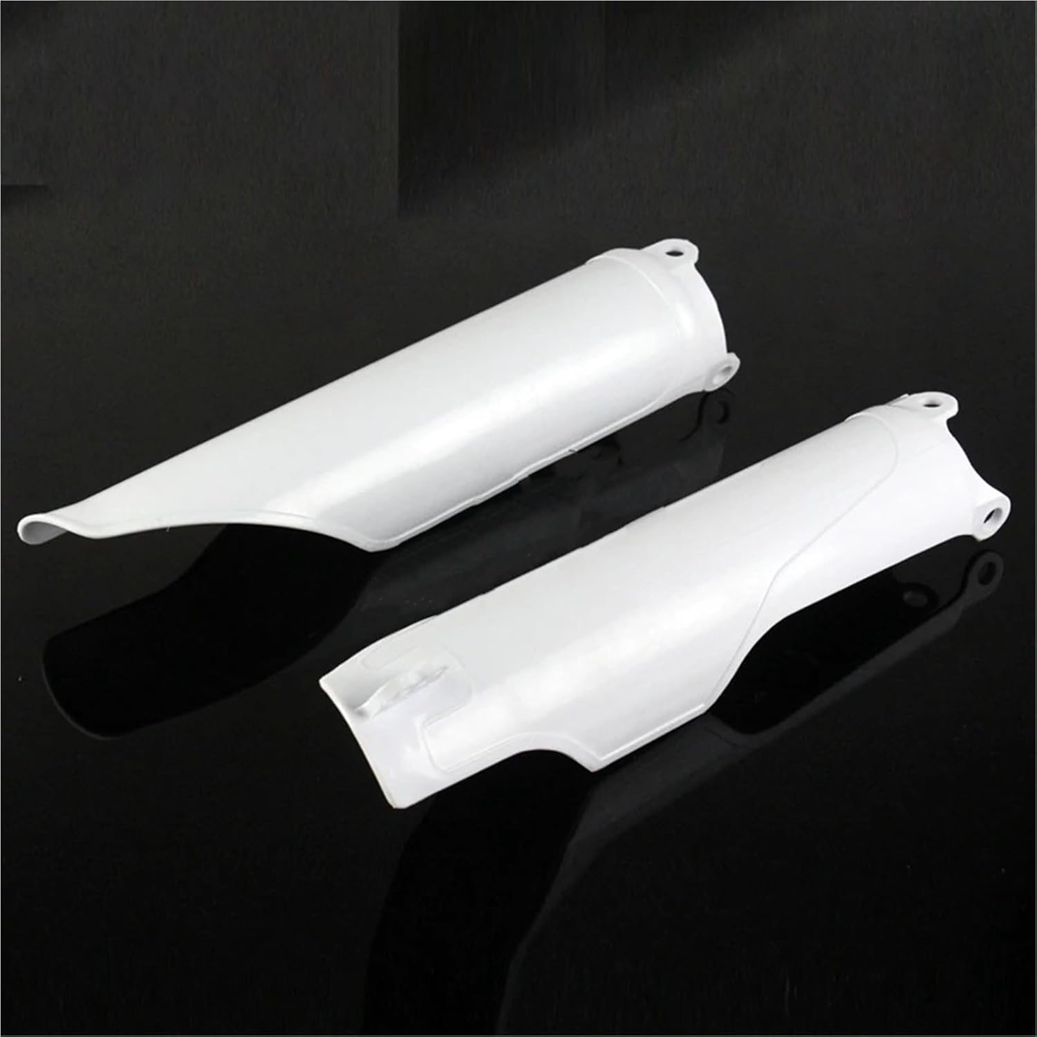 Fit for Honda 93-18 Cr125 Cr250 Cr500 Crf250r Crf450r Motocross Racing Front Fork Guard Fork Cover CR CRF 125 250 450 500 Powersports Fork Guards Front Shock Covers Gaiters(Black)