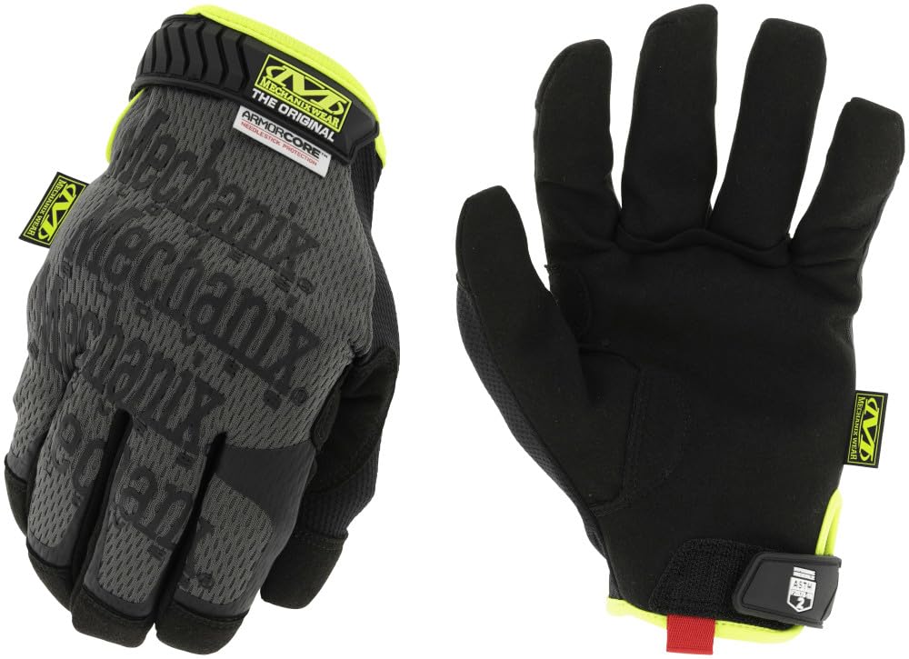 Mechanix Wear Needlestick Original Cut-Resistant Gloves - Puncture Resistant Reliable Grip Work Gloves - Durable & High Dexterity - X-Large - Black/