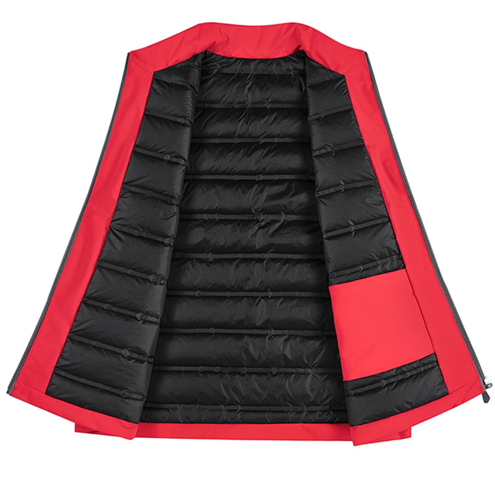 Genérico Chaleco Plumas Ligero Hombre Chalequillo Caballero Plumon Guateado chaqueta ligera sin mangas acolchado con bolsillos ajuste regular Gilet Para Exteriores Talla Grande