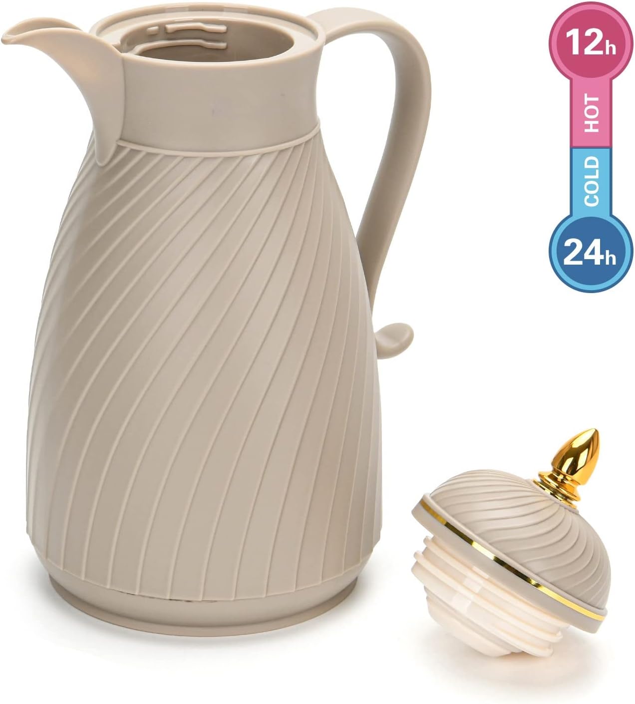 1000ML Vacuum Insulated Jug Business Thermal Flask Hot Water Pot