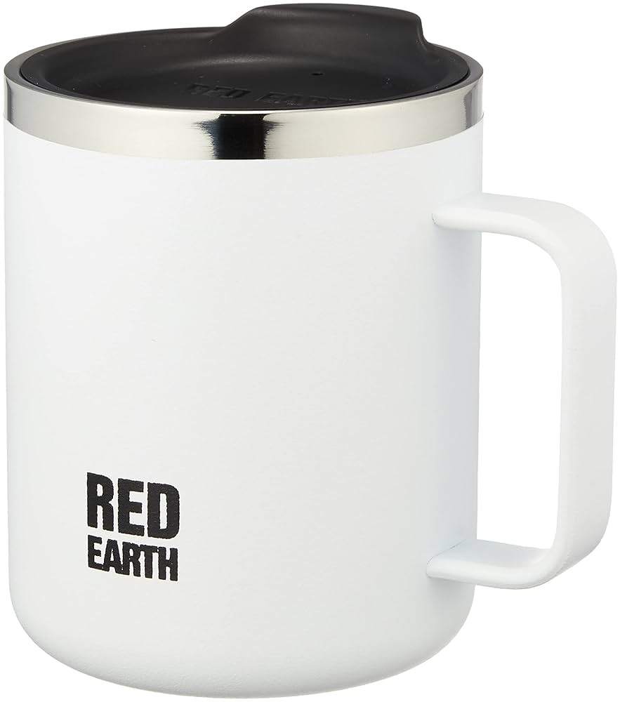 Kensei Onishi Red Earth Stainless Steel Mug, White, Size