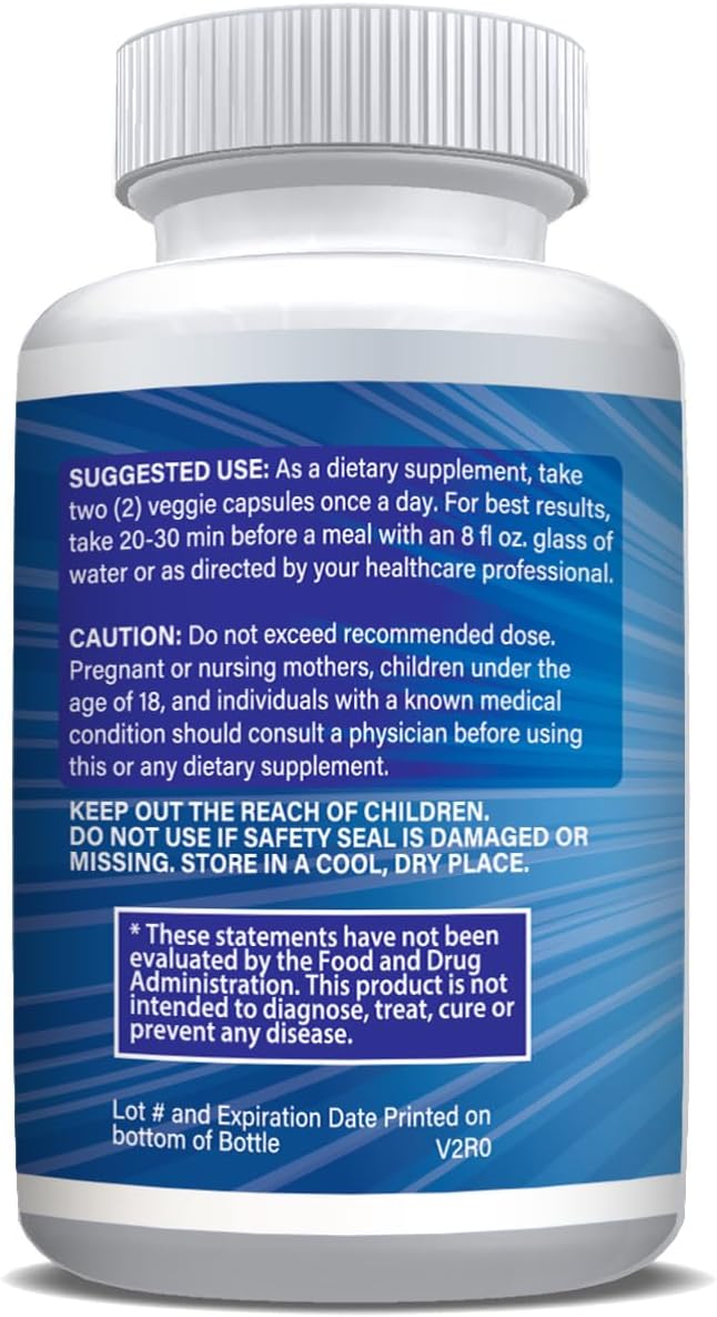 Natural Mood & Serotonin Support - Nutrisuppz Anxiet-Ease Formula with Ashwagandha, L-Theanine, GABA, 5-HTP, Magnesium - 60 Capsules