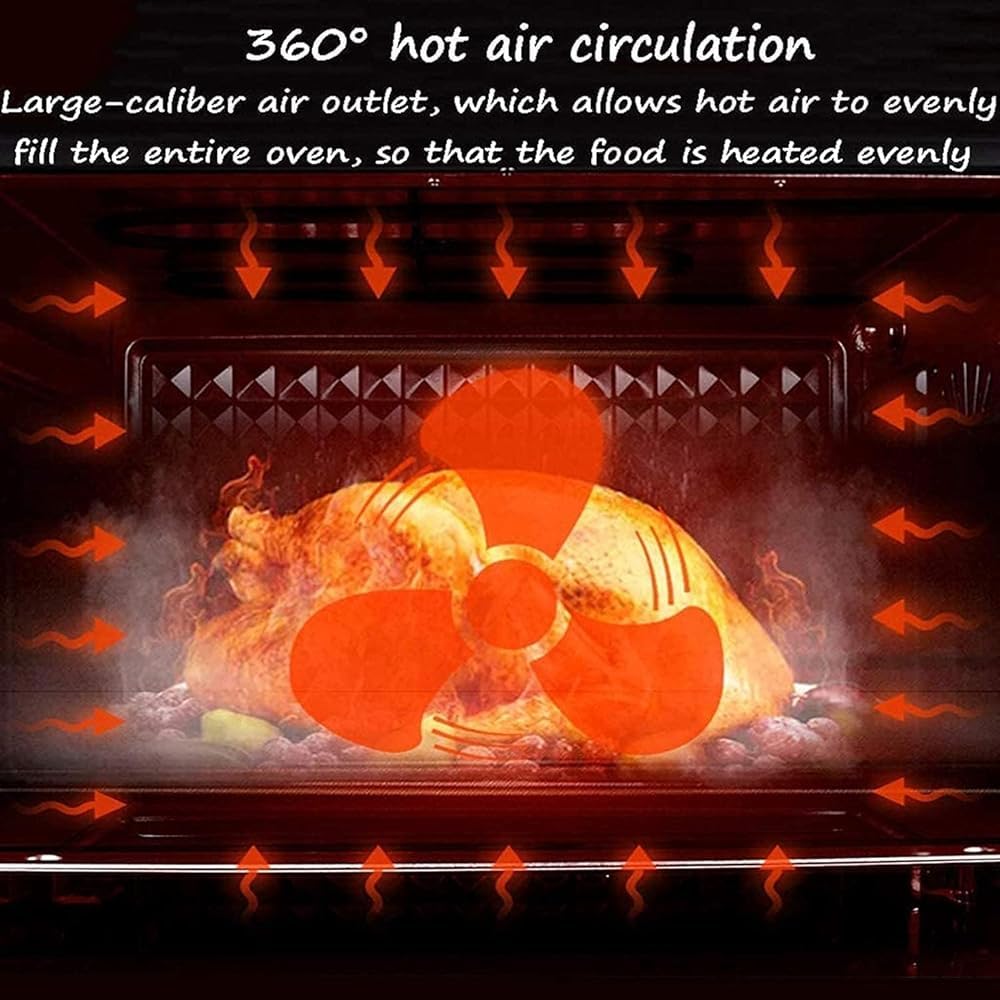 Combinazione di convezione della friggitrice ad aria del forno elettrico, capacità 40L, timer 60min, luce di cottura integrata, controllo della temperatura 90℃-230℃ per toast, cuocere e grigliare