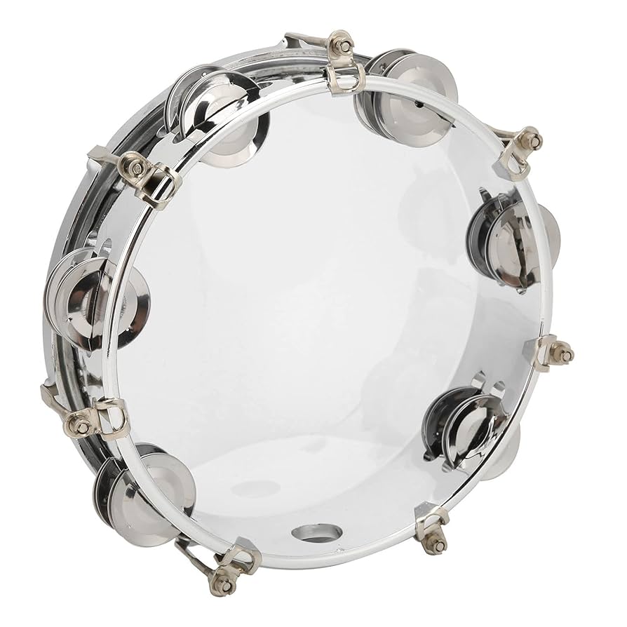 Amazon.com: 8in Tambourine Adjustable Tone Hand Drum Hand
