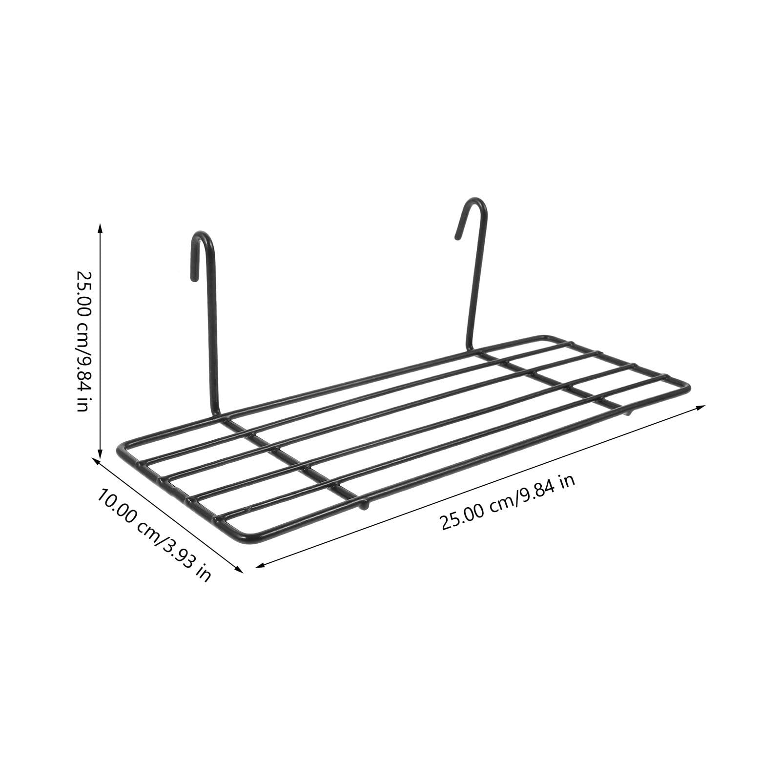 balacoo Bird Perch Stand 2pcs: Metal Bird Cage Parrot Perch Platform Playground Cage Platform Parrot Cage Perch Shelf for Parrot Budgie Parakeet Cockatiel