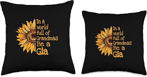 Miniatura 3 de Unique Christmas Birthday Mother's Day Gifts Shop In A World Gia Special Grandma - Almohada de 16 x 16 pulgadas, multicolor