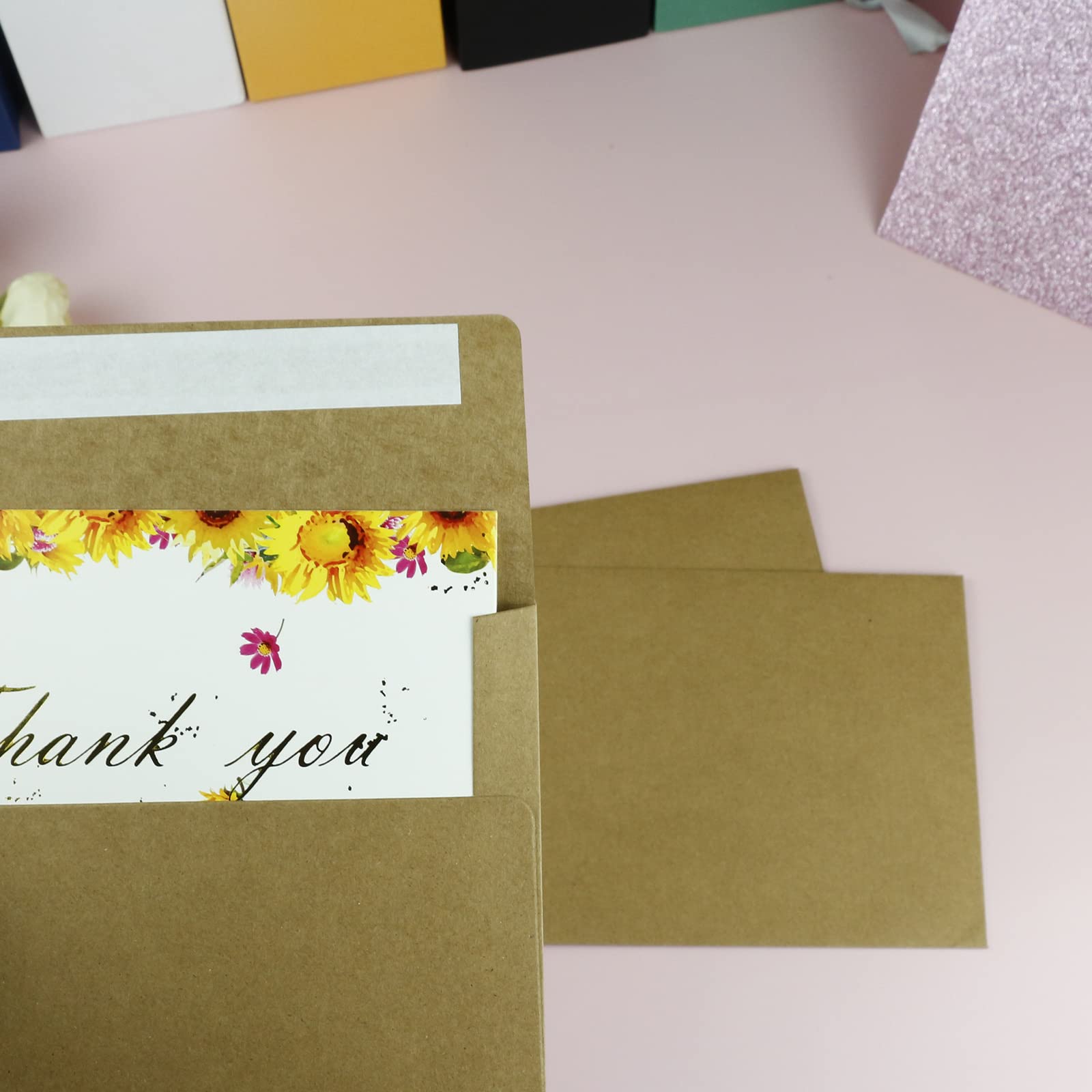 Snapklik.com : YINUOYOUJIA 50 Packs Of A7 Envelopes For Invitation, 5x7 ...