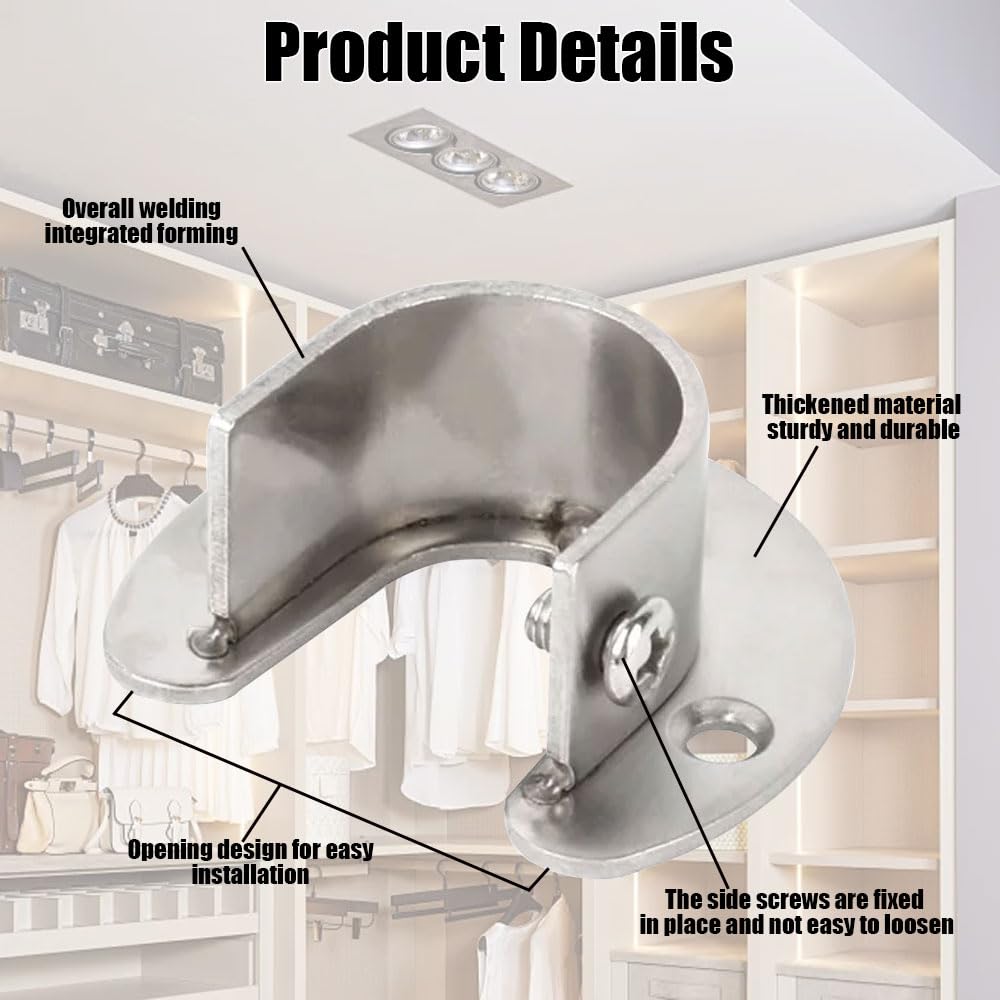 AZWOOD Flange Rod Holder - Image 3