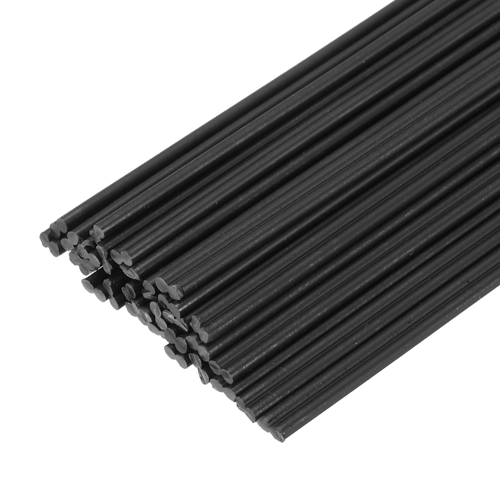 sourcing map 30pcs 20 Inch Plastic Welding Rods PVC Welding Strips Welder Rods for Plastic Welder,Car Bumper, Kayak Repair, Black