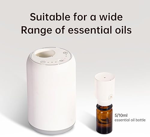 Miniatura 4 de Difusor de aceite esencial sin agua Difusor de aroma portátil de 4.2 onzas líquidas para el hogar, oficina, coche, difusor de aroma inalámbrico