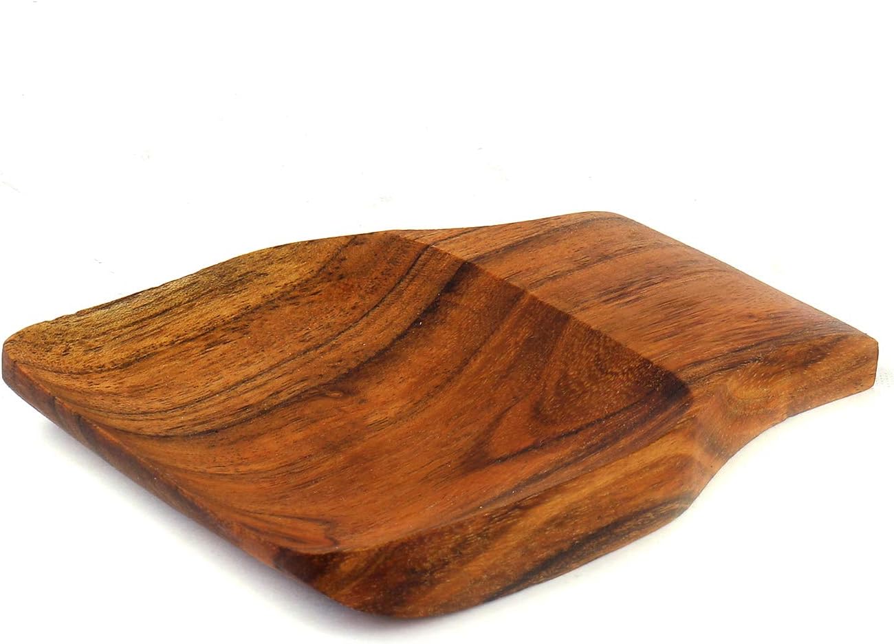Kaizen Casa Wooden Spoon Rest Made With acacia Wood - Wood Kitchen Tool Cooking Utensil Holder; Perfect Gift Item to Family & Friends
