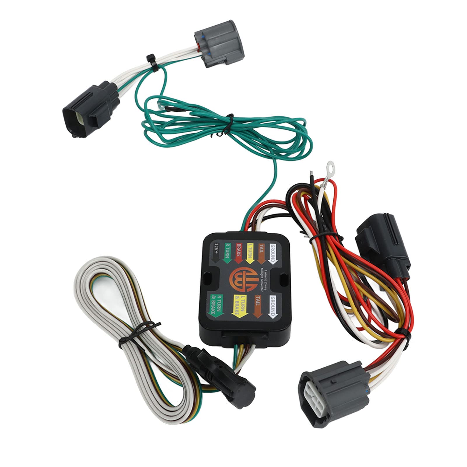 4-pinowa Wiązka Przewodów Przyczepy, materiał ABS, Złącze Przyczepy Typu Plug and Play, 56140 dla Hatchback 2012-2014