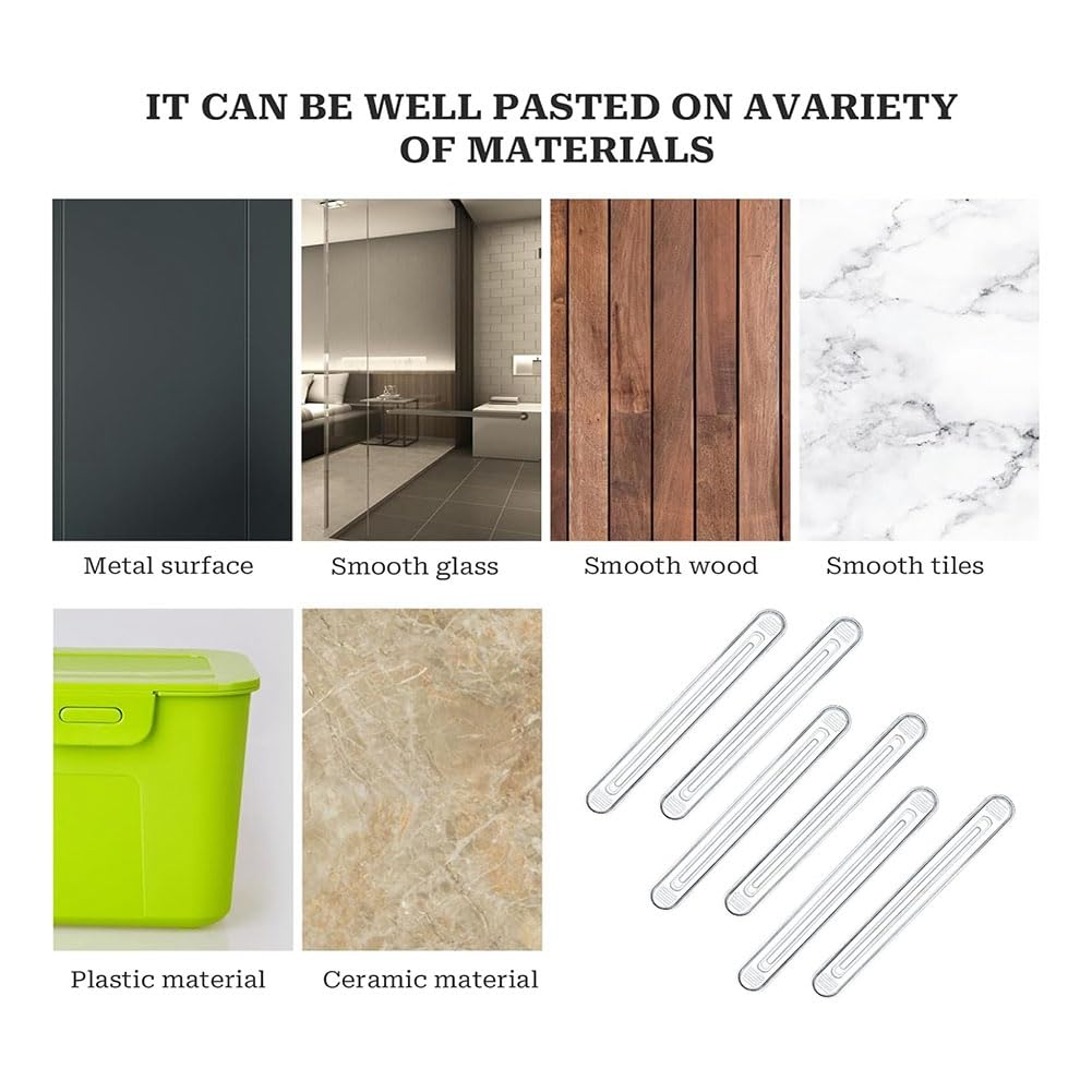 Lot De 8 Pare-chocs De Meubles En Silicone Transparent Pour Porte D'armoire - 15 Cm - Pour Protéger Les Meubles Et Les Portes