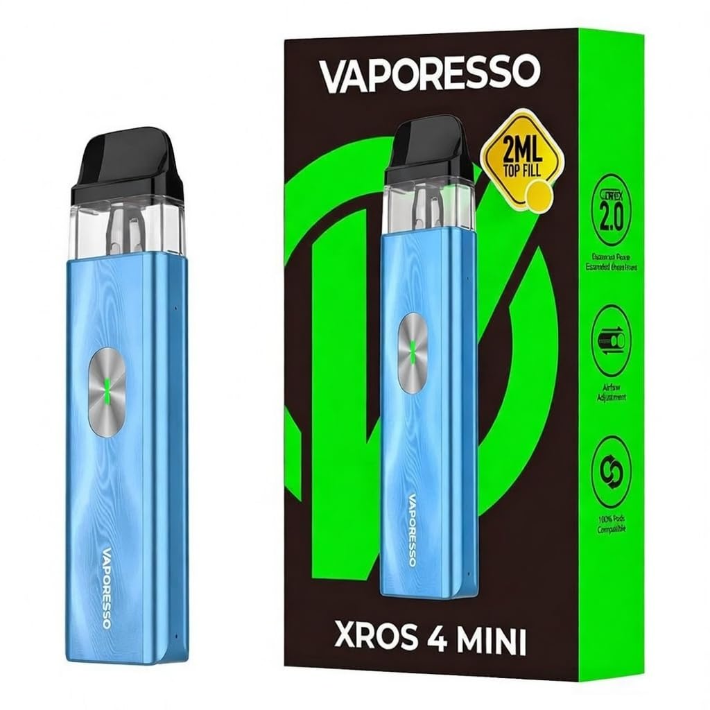 VAPORESSO XROS 4 MINI POD Vape Kit [Ice Blue]